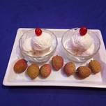 लीची बर्फ क्रीम (Litchi ice cream recipe in hindi)