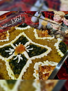عکسی از دستور کشک بادمجان + تزیین