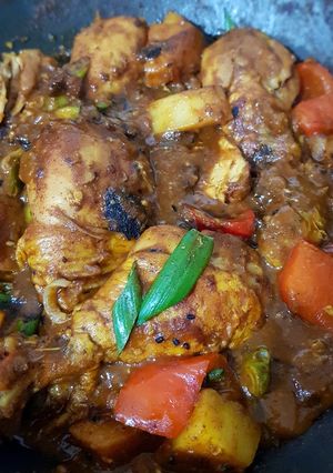 Foto resep 119. Chicken & Veggies Balti Curry (India)