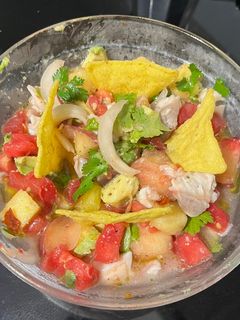 Una foto de Ceviche de Dorada a mi manera