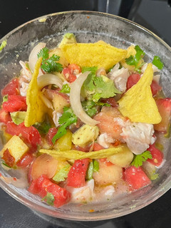Una foto de Ceviche de Dorada a mi manera