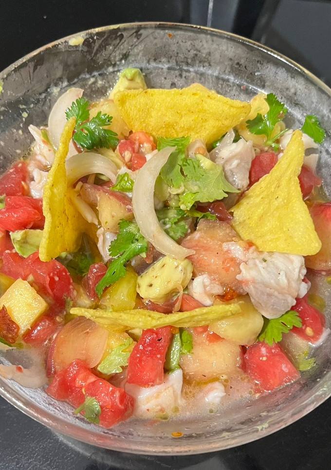 Una foto de Ceviche de Dorada a mi manera