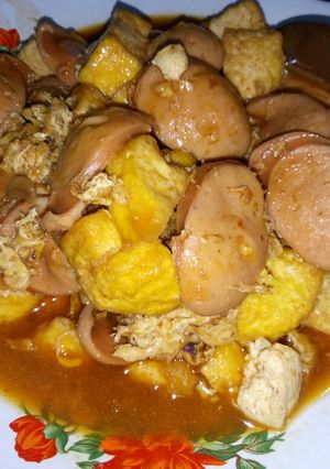 Foto resep Orek Tahu Sosis
