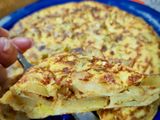 Tortilla de patata y calçots