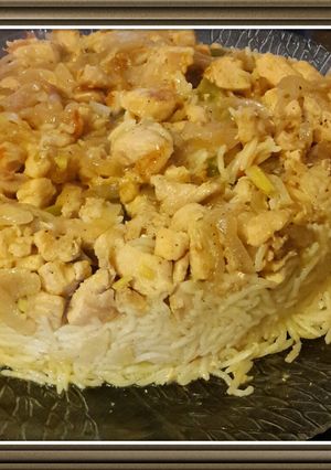 A picture of Chicken Maqluba.