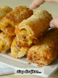 Foto resep Pisang Gulung Roti Tawar