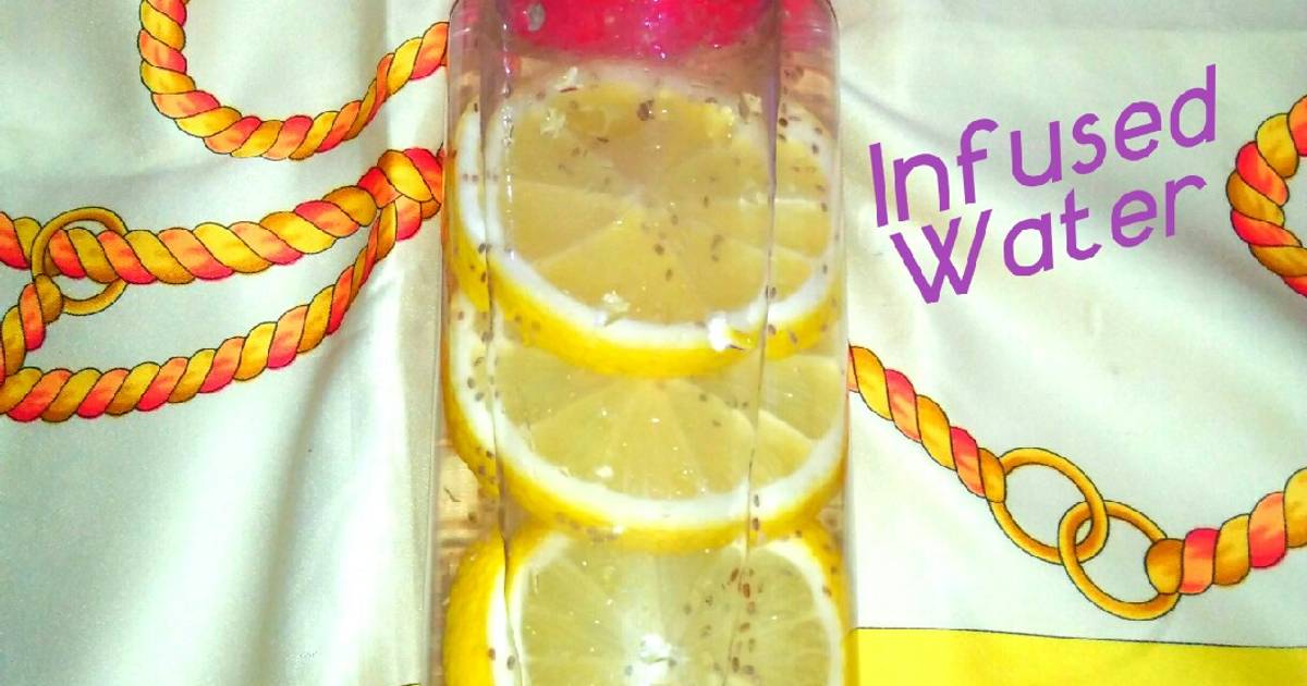 Resep Infused Water, Lemon, Jahe Merah, Chiaseed, Himalayan Salt, 🍶🍹 oleh 🌸 Sisilia Suci Cookpad
