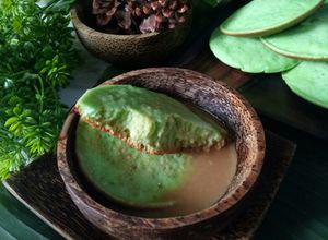 Foto resep Serabi Tepung Beras Kuah Kinca