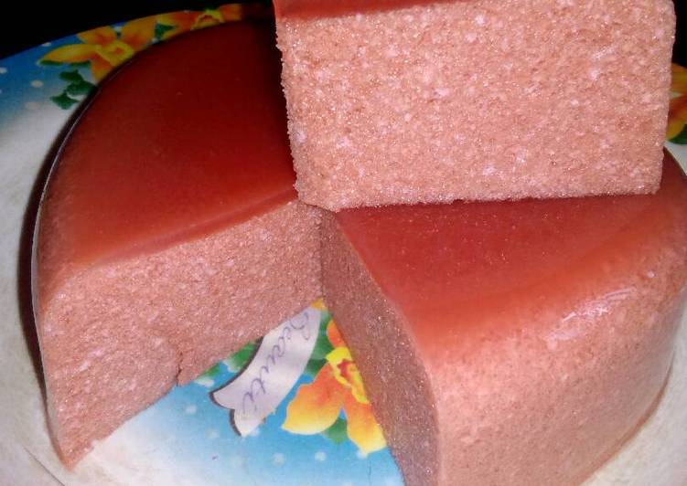 Puding mocca sederhana