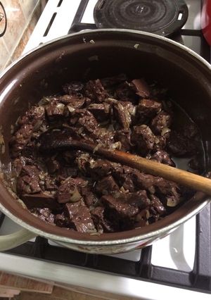 Sült vér recept fotója