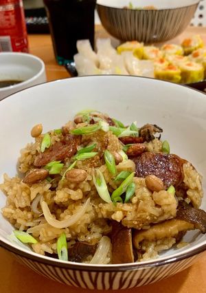 A picture of Lo Mai Fan (Chinese Savory Sticky Rice).