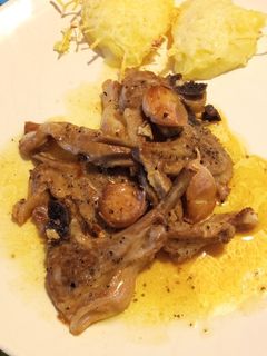 Una foto de Costillas de cordero al cava