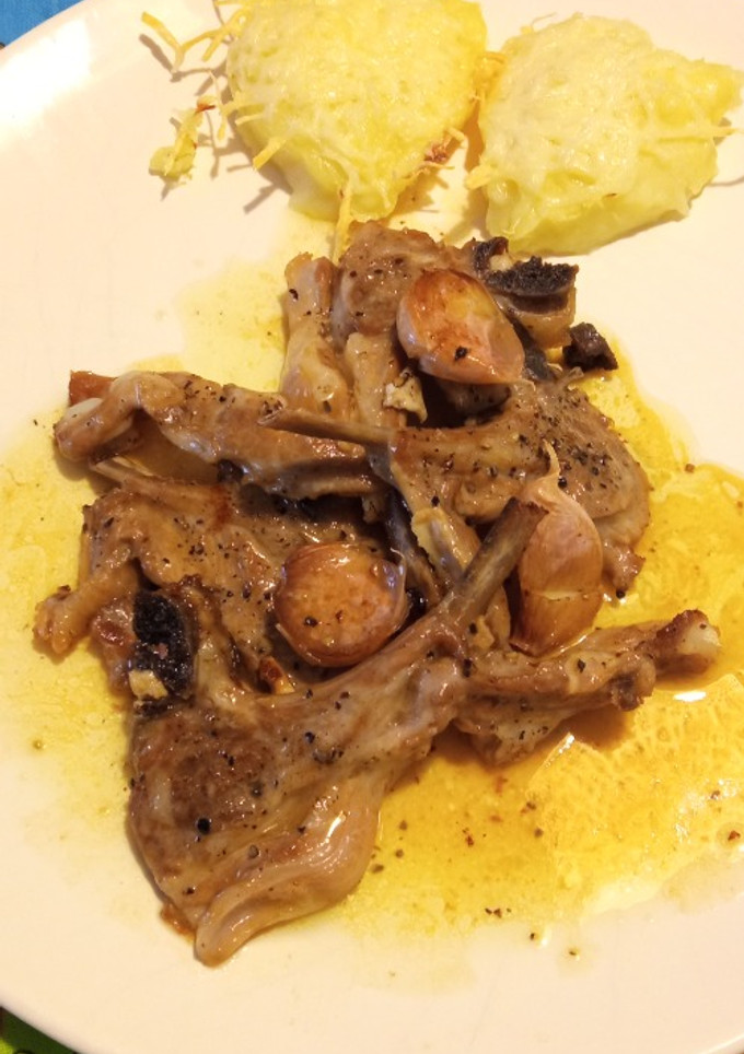 Una foto de Costillas de cordero al cava
