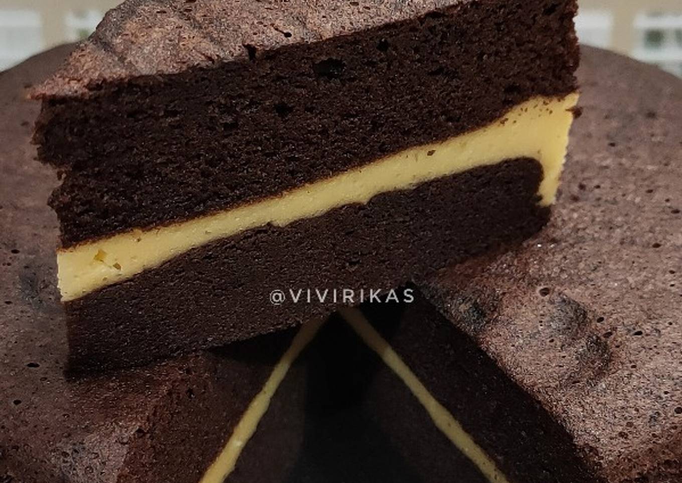 Steamed Chocolate Cheesecake