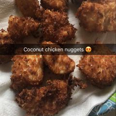 A picture of Crispy Coconut Chicken.