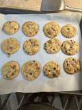 Cookies με κομματάκια σοκολάτας και espresso 🩷