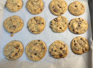 Φωτογραφία της συνταγής Cookies με κομματάκια σοκολάτας και espresso 🩷
