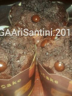 Foto resep Double Chocolate Muffin - Muffin Coklat yang super nyoklat