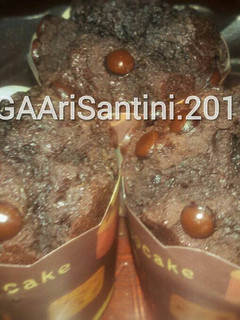 Foto resep Double Chocolate Muffin - Muffin Coklat yang super nyoklat