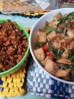 Foto resep 2. Tahu sawi kuah pedas
