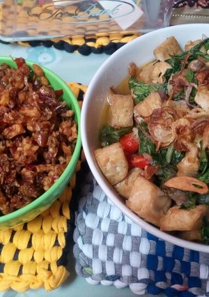 Foto resep 2. Tahu sawi kuah pedas