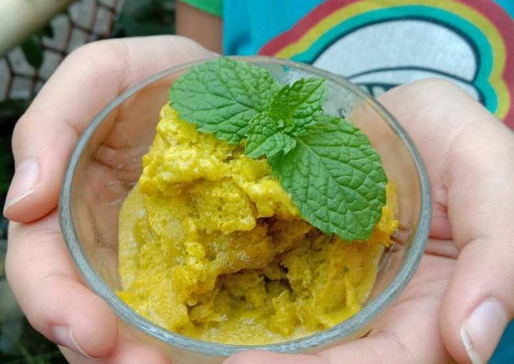 Mango Kale Sorbet