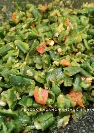 Foto resep Pencok Kacang Panjang