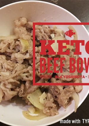 Foto resep Keto Beef Bowl ala Yoshinoya