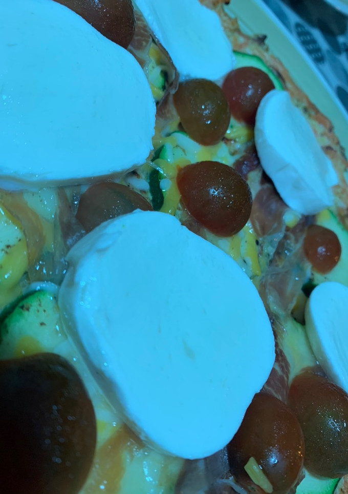 Una foto de Pizza saludable