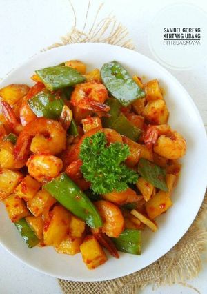 Foto resep Sambal Goreng Kentang Udang(#pr_masakankentang)