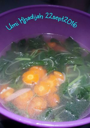 Foto resep Sayur Bayam Bening No MSG