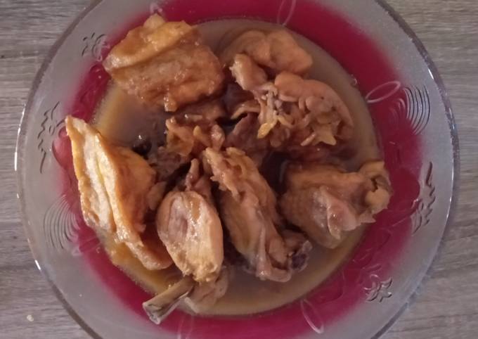 Ayam Tahu Masak Kecap