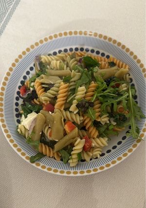 A picture of Pasta salad.