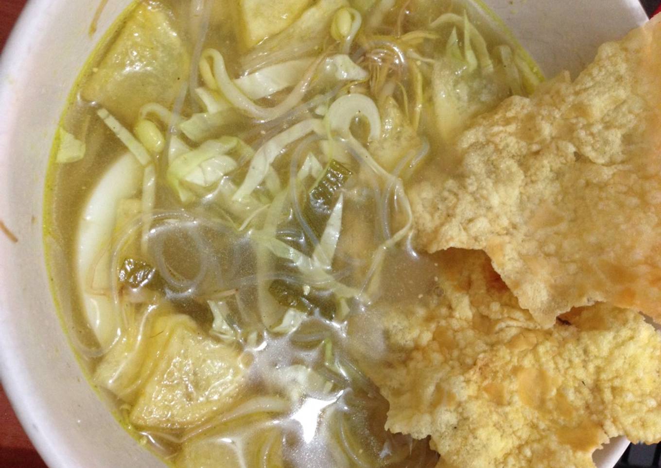 Soto ayam simple