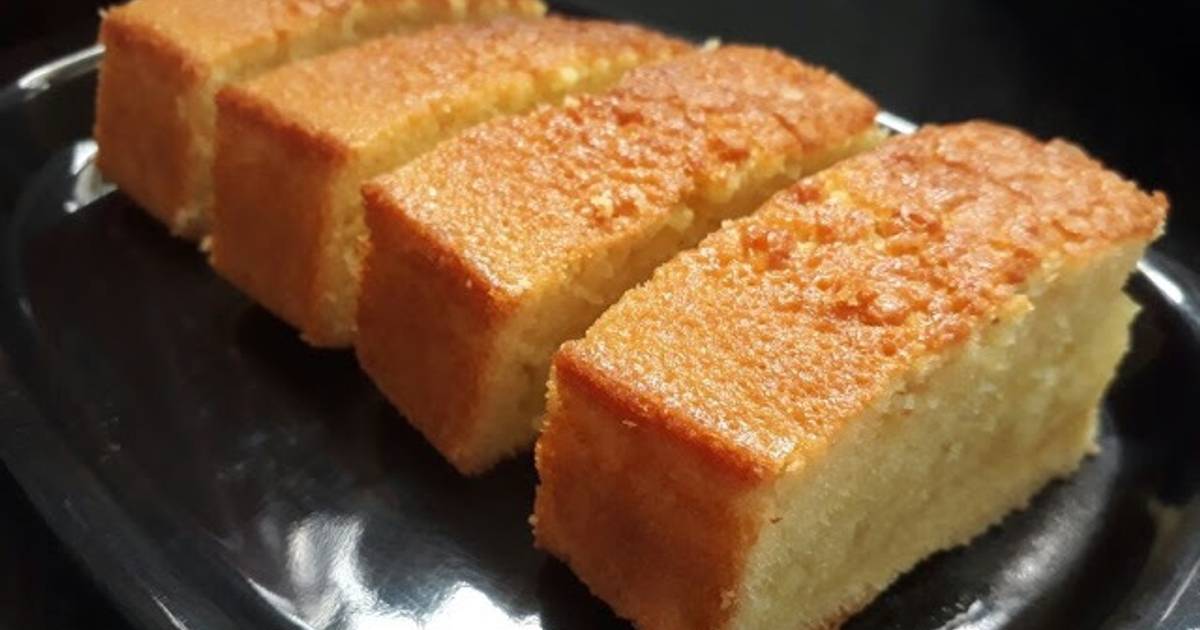 Vanilla-Meyer Lemon Hot Milk Cake | Cooking On The Weekends