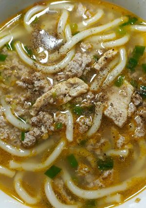 Hình của món Bánh canh tép đồng.