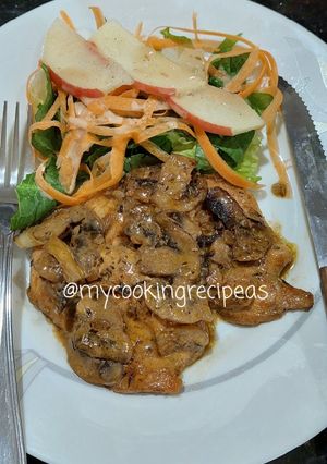 Foto resep 👩‍🍳⭐ Grilled Chicken Mushroom Sauce