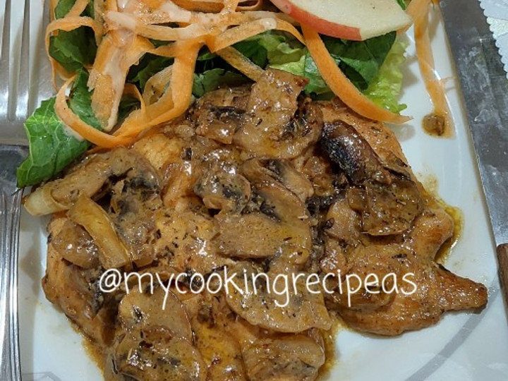 Cara Bikin Grilled Chicken Mushroom Sauce Murah