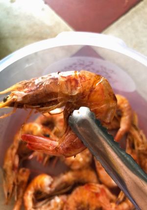 Hình của món Tôm nướng nồi chiên không dầu😊.