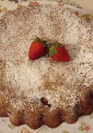Foto di Torta pesche e fragole 🍓
