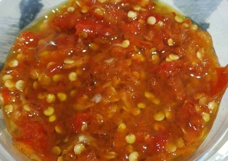 Recipe: Perfect Sambel Korek