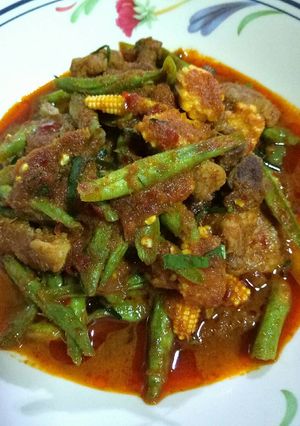 รูปของ ผัดพริกแกงหมูสามชั้น