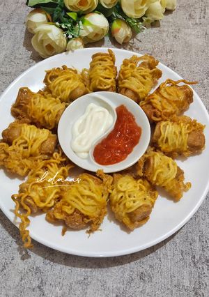 Foto resep Sosis Lilit Mie