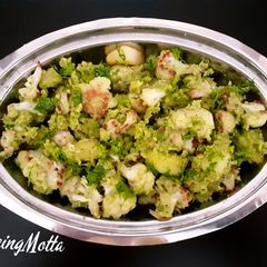 A picture of Cauliflower-Potato Chutney wali Sabzi.