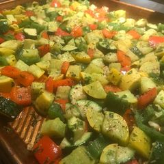 A picture of Summer spicy roasted succatosh with tarragon.