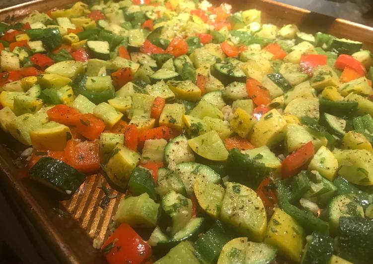Summer spicy roasted succatosh with tarragon Summer spicy roasted succatosh with tarragon