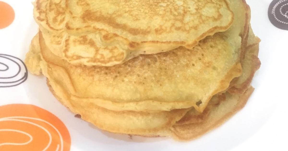 Eggless semolina pancakes Recipe by Fatima Aliyu Cookpad