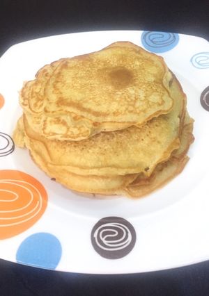 A picture of Eggless semolina pancakes.