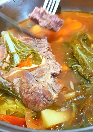 A picture of Pochero (Beef Stewpot).