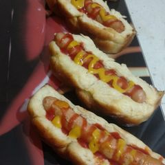 Homemade diner roll sandwhich🌭 A picture of Homemade diner roll sandwhich🌭.
